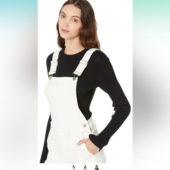 PAIGE Claudine Overall Ankle Length Slare Utility Pockets size 23 (b28.12) - Picture 3 of 12